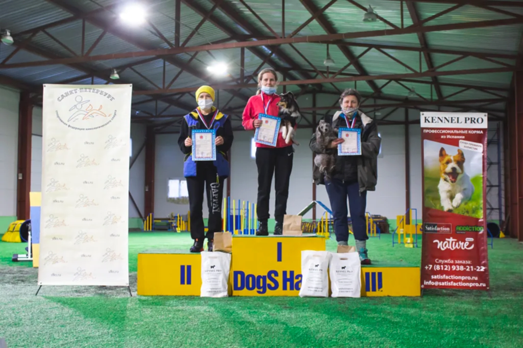 Призеры Чемпионата Алматы 2021 по аджилити (джампинг, профи, мини)