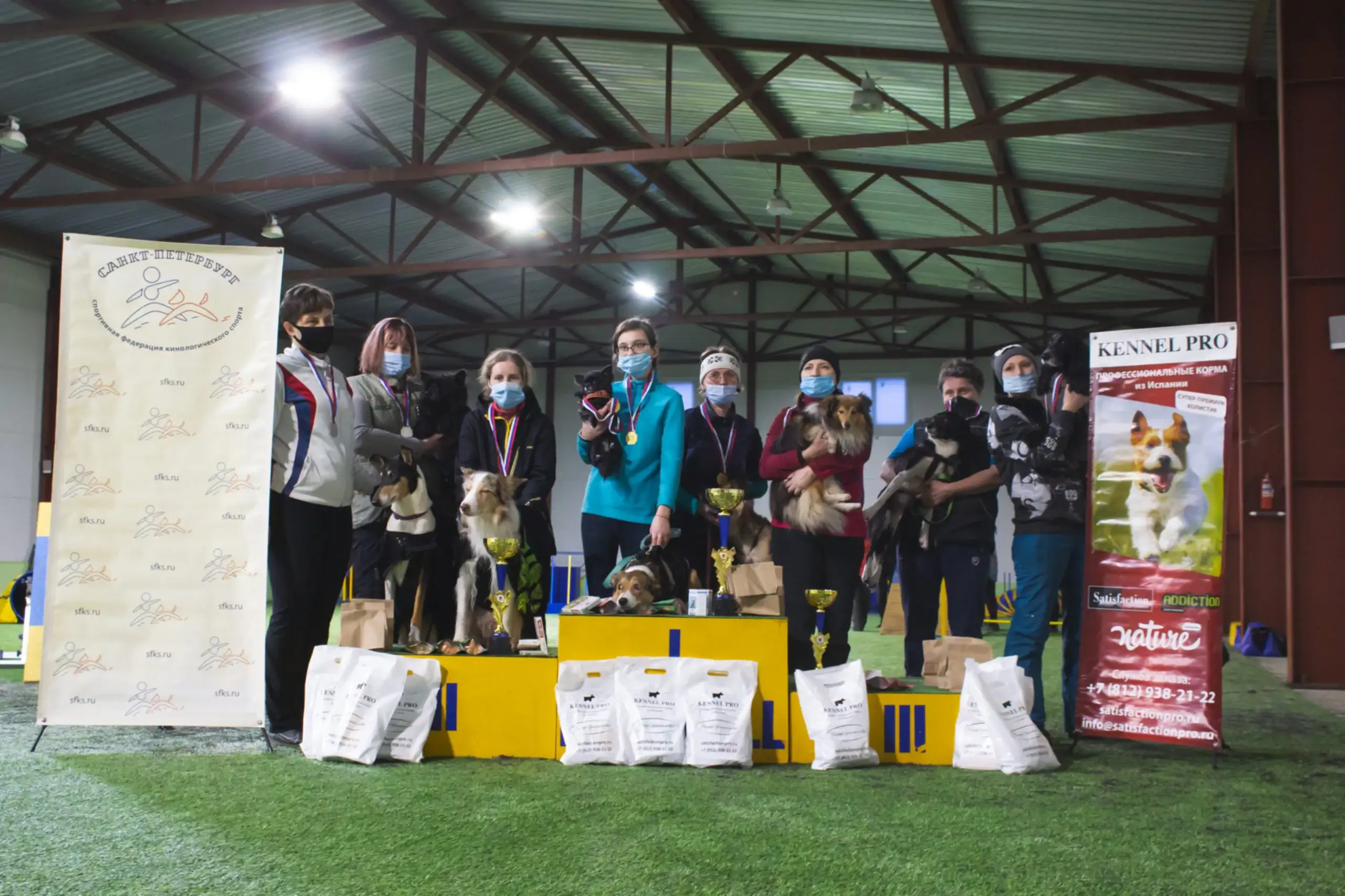 Призеры Чемпионата Алматы 2021 по аджилити (эстафета)